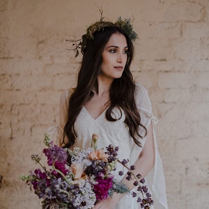 Pacchetto campioni di tessuti per abiti da sposa, abbigliamento celtico, abito da sposa celtico, abito da sposa pagano, abiti da sposa con maniche, design irlandese.