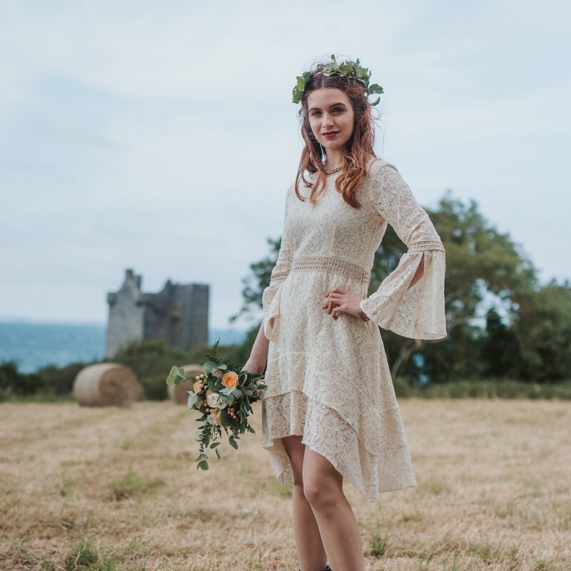 Celtic Wedding Dress Etsy