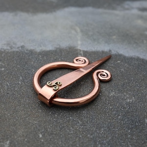 UISNEACH PENANNULAR BROOCH | Brass Brooch, Celtic Symbolism, Celtic Brooch Jewellery, Tara-Style Brooch, Brooch, Tara Pin, Kilt Pin, Pagan