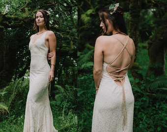 ROBE DE MARIÉE CLODHNA | Déesse de l'amour, Robe de mariée celtique, Princesse mariée, Fusion celtique, Reine, Robe des bois, Mariée rustique, Folk