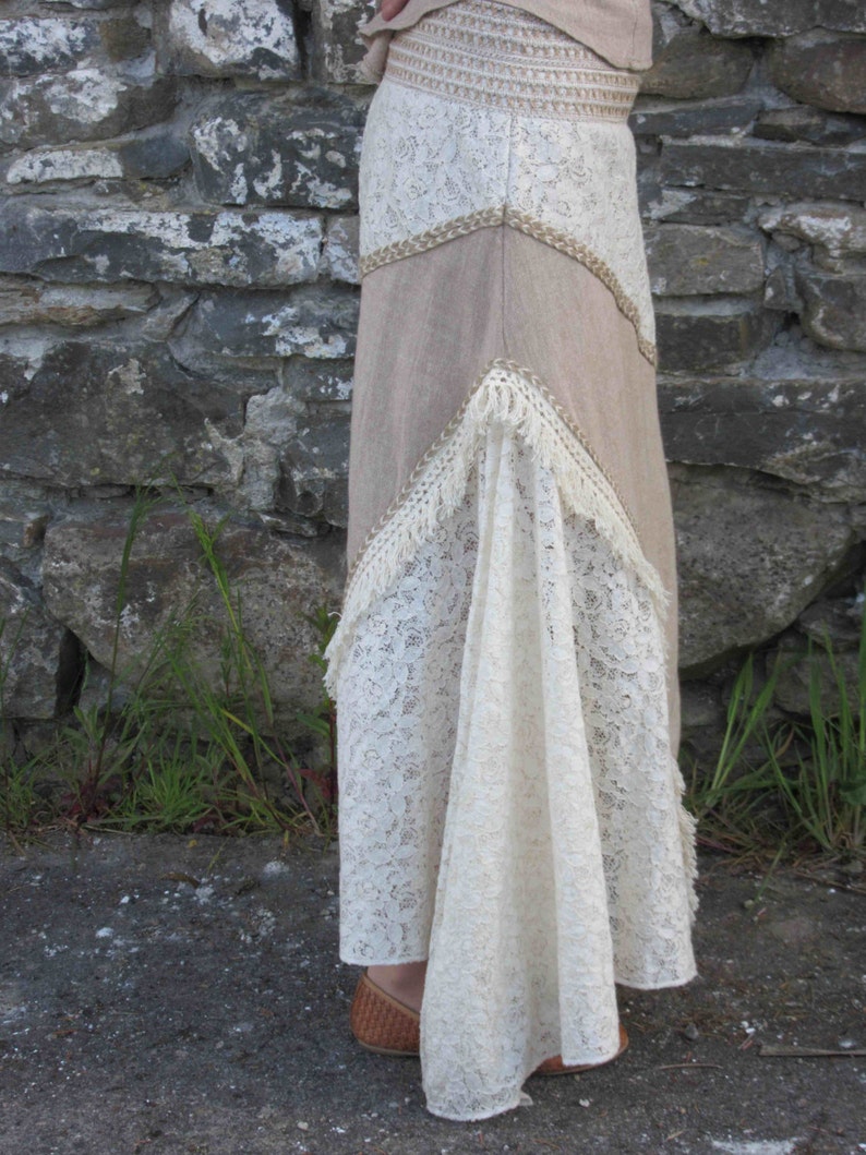 Raw Pagan Goddess Skirt Viking Skirt Celtic Fusion - Etsy