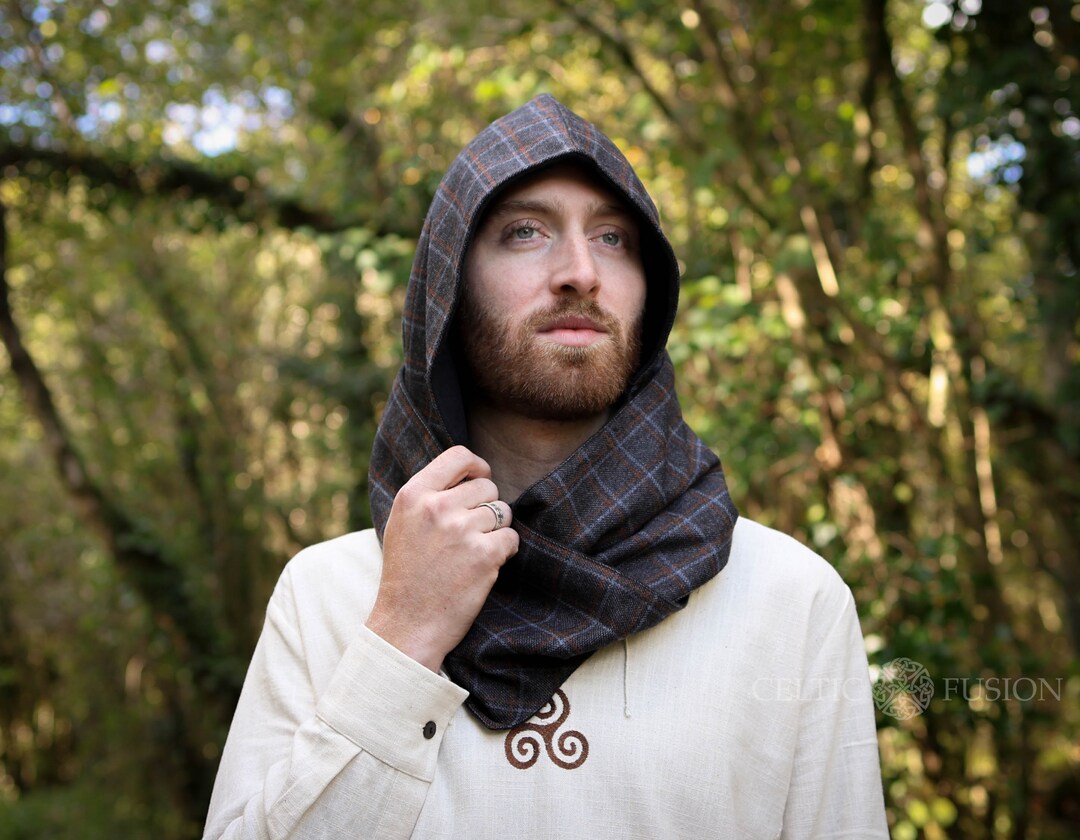 小物 Margarines Hooded Scarf - Blue Amazon.com: Hooded Scarf, plush fleece. 10 colors to choose