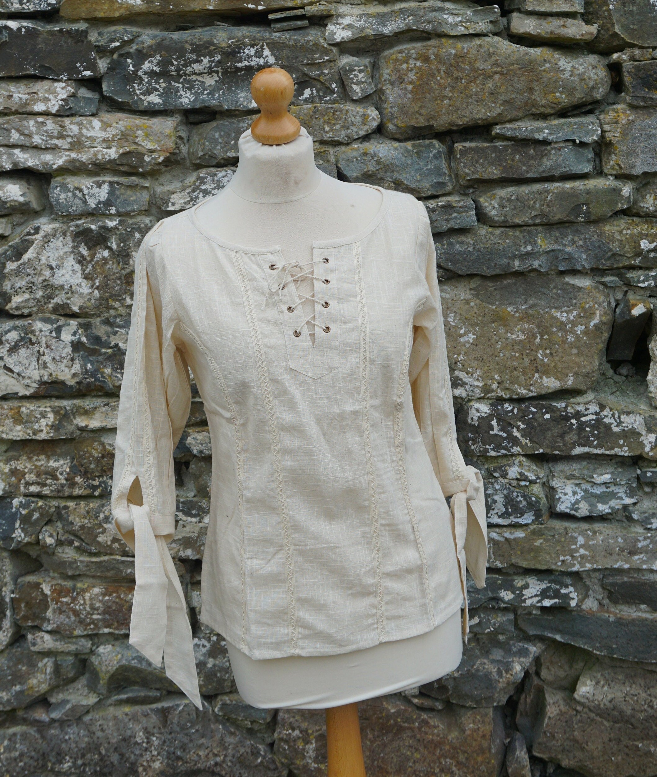 linen pirate shirt