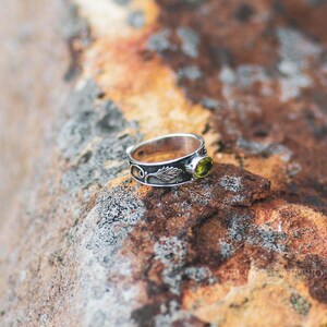 Precious Ring, Sterling Silver, Ethereal Ring, Celtic Ring, Red Garnet Ring, Celtic Jewellery, Irish Designs