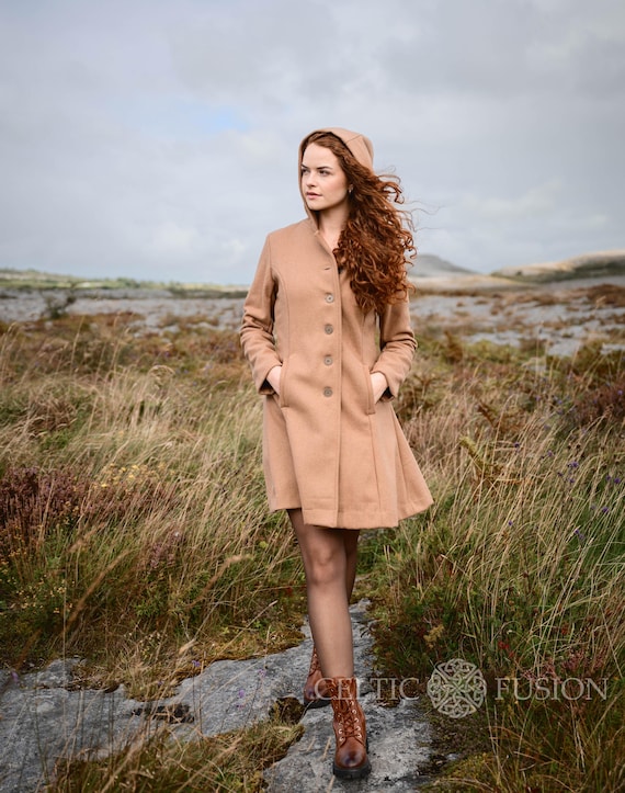 brown dress coat women Belted Dark Brown Leather Trench Coat – Dark Brown Leather Long Coat for  Womens main image 0