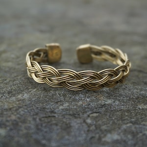 CELTIC KNOTWORK BRACELET | Celtic Bracelet, Irish Design, Brass Bracelet, Pagan Bracelet, Celtic Style, Pagan Jewellery | Celtic Fusion