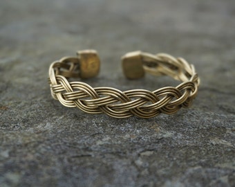 CELTIC KNOTWORK BRACELET | Brass Bracelet, Celtic Bracelet, Pagan Bracelet, Celtic Style, Pagan Jewellery, Irish Designs | Celtic Fusion