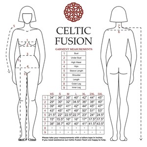 Green Celtic Dress: 100% Quality Cotton Medieval Style with Knot Embroidery image 10