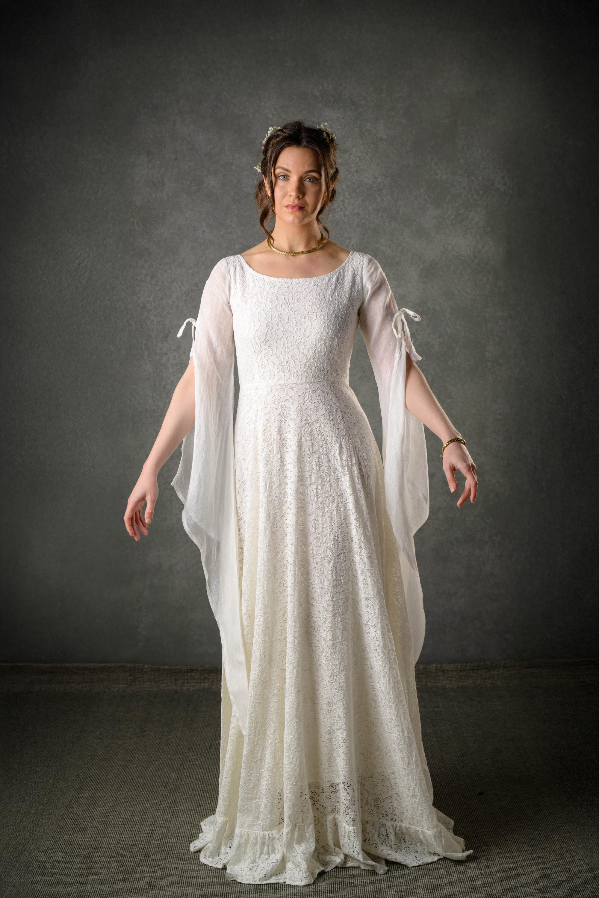 celtic corset wedding dress Celtic Bealtaine Wedding Dress | Corset Back Bridal Gown