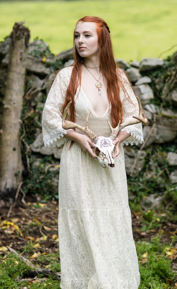 Real Bride in Blue Wedding Dress for an Irish Summer Wedding