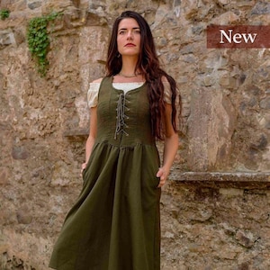 Green Folklore Dress Pattern - Etsy