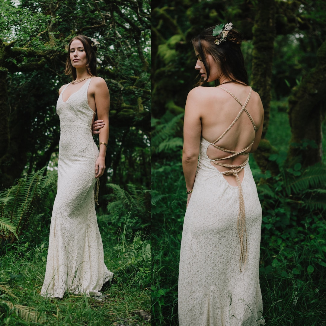 CLÍODHNA BRIDAL DRESS Goddess of Love, Celtic Wedding Dress, Princess  Bride, Celtic Fusion, Woodland Dress, Rustic