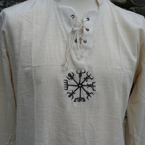 viking Shirt, celtic tunic, vegvisir symbol, celtic symbol, celtic outfit, celtic shirts, Mens viking wedding clothes, Mens celtic, Irish clothing men, Celtic Outfit, Celtic clothing