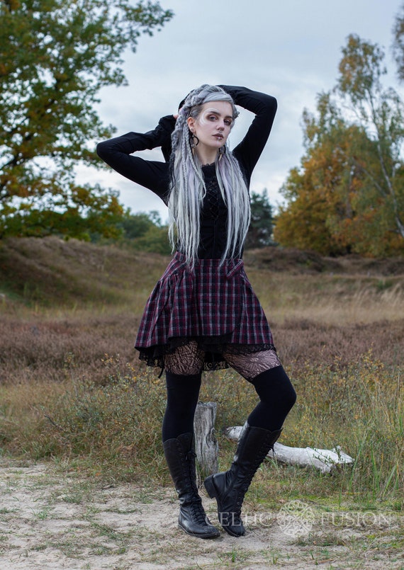 AOS SÍ SKIRT Celtic Punk, Tweed Skirt, Wool, Kilt, Womans Kilt