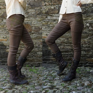 CLAHANE COMBAT TROUSERS Slim Fit Trouser, Leggings, Tweed Trousers