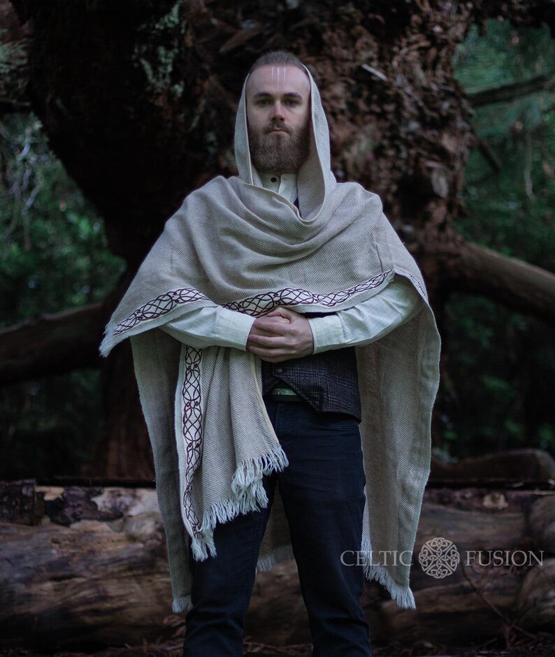 Light Warrior Cape Men's Cloak Druid Cape Celtic Etsy