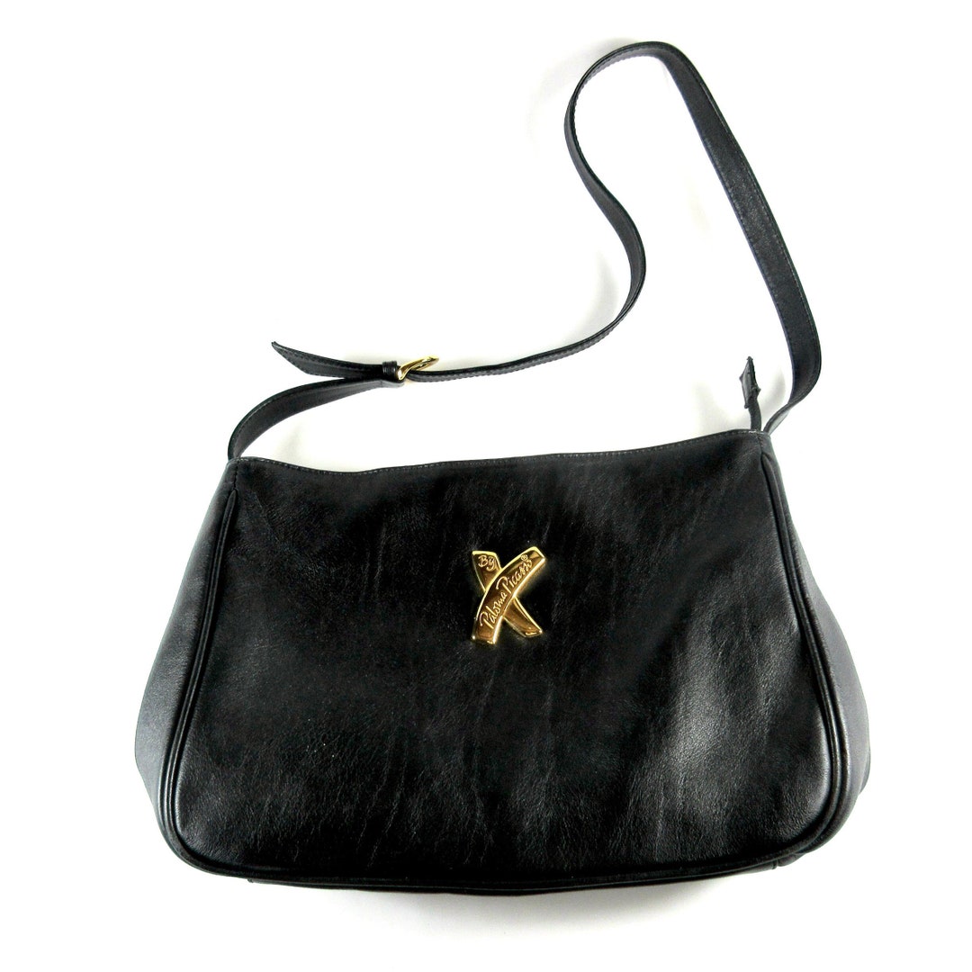 ♥最終♥【激レア】Paloma Picasso バニティバッグ 黒サテン×レザー il_1080xN.5252800416_4xbu.jpg