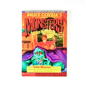 Vintage Bruce Coville&#39;s BOOK of MONSTERS II Paperback Book Scholastic 1996 | More Tales to Give You the Creeps