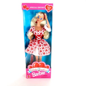 Vintage 1995 Mattel VALENTINE SWEETHEART Barbie - No. 14644 - NRFB - Special Edition
