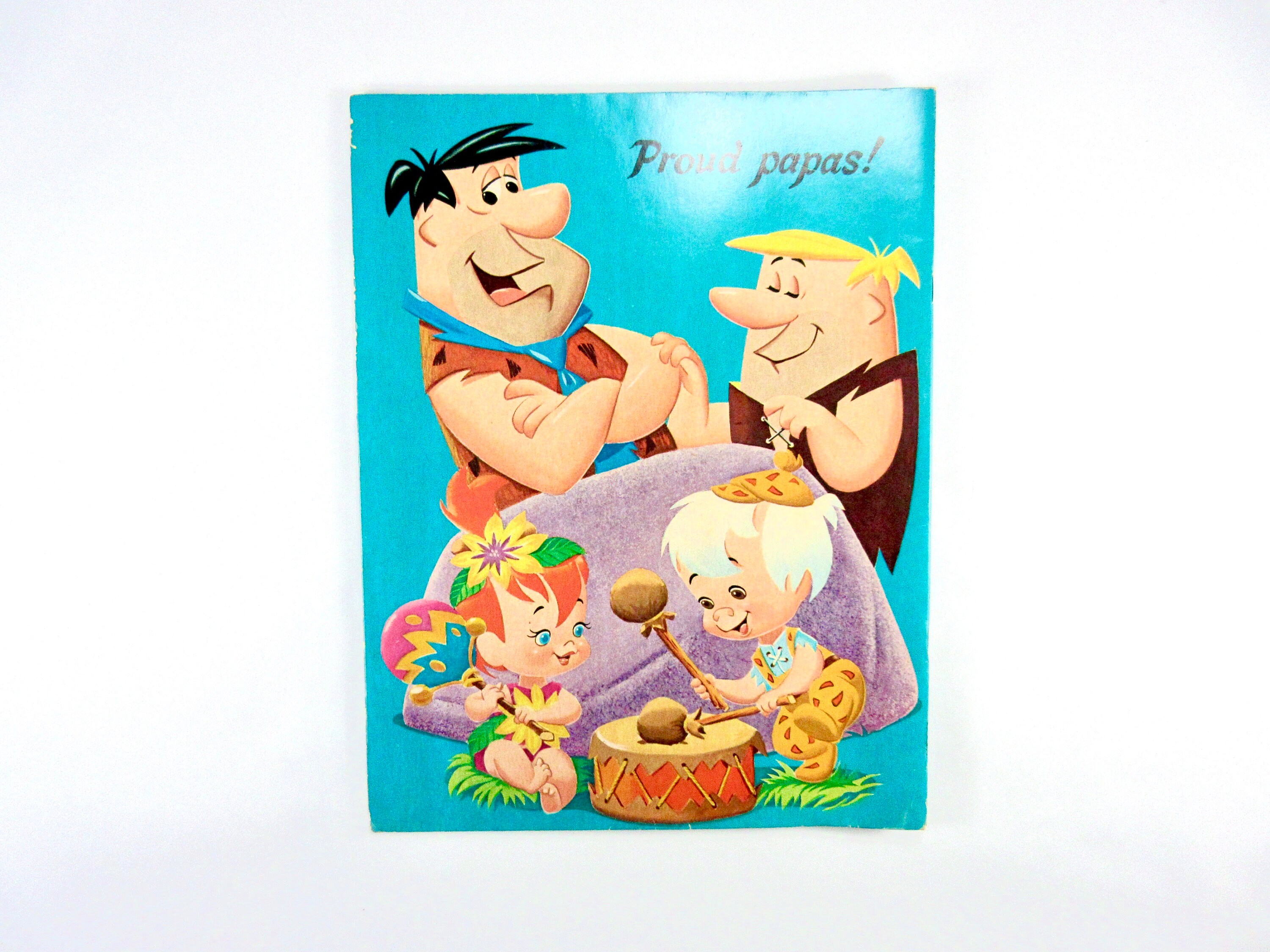 フリントストーン バーニー バンバン 特大 貯金箱 Barny bamm bamm 70s