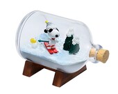 Peanuts Snoopy Terrarium On Vacation 4-Inch Rement Mini-Figure - 4
