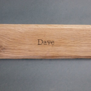 Hardwood Engraved Nameplate