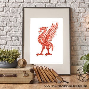 Quilled Paper Art: Liverpool Bird Quilling
