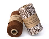 Bakers Twine Brown cotton twine 240 yards 4 ply made in USA