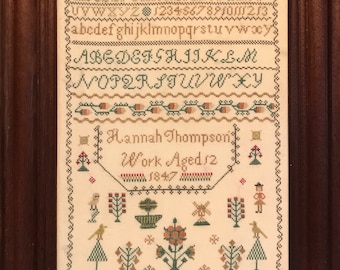 Hannah Thompson Work 1847