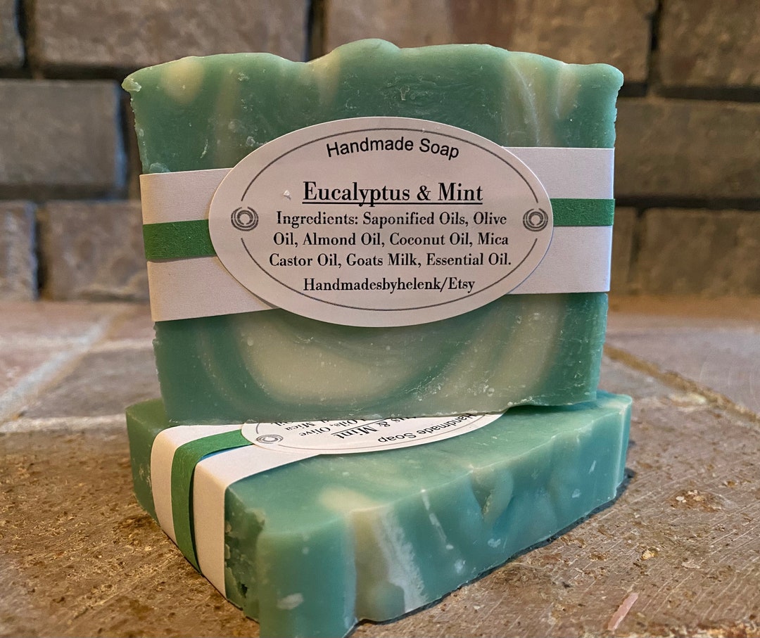 Eucalyptus Mint Homemade Soap Goats Milk Soap Artisan Soap - Etsy