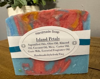 Island Petals homemade soap