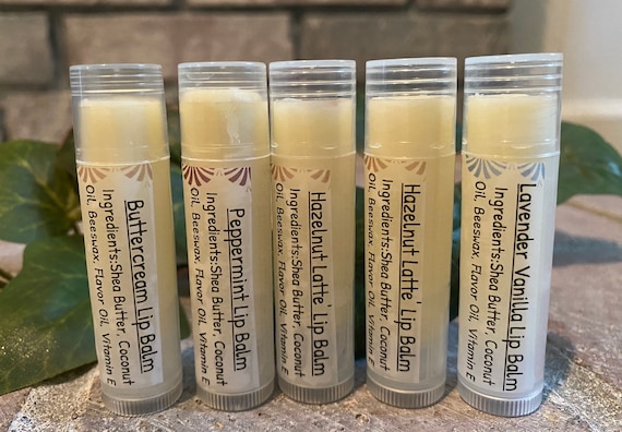 Shea Butter Lip Balm: Homemade, Creamy, Multiple Flavors