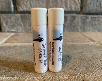 Wedding favor lip balm, bridal shower favor, personalize, CHOOSE flavor from drop down