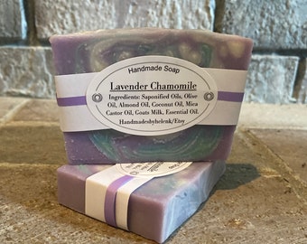 Lavender Chamomile soap, artisan soap, bath soap