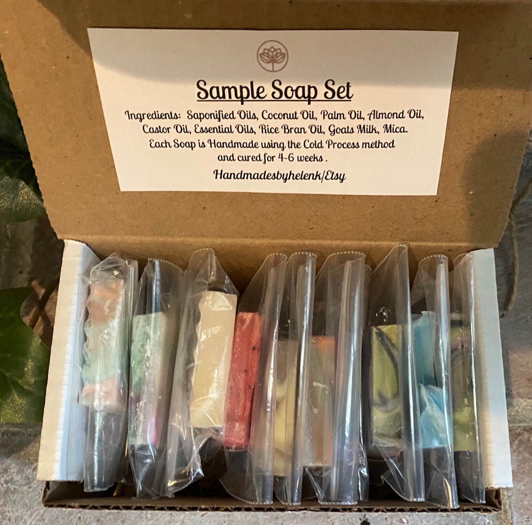 Sample Soap Box Set Sample Soap Set: Variety Gift Box - Travel & Guest Soaps - Etsy