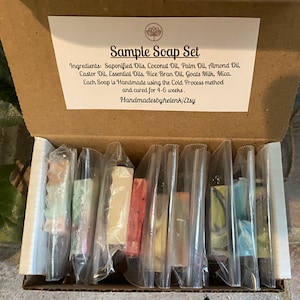 Sample Soap Set: Variety Gift Box - Travel & Guest Soaps