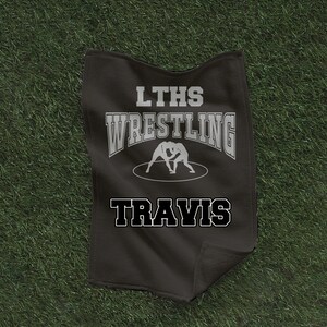 Wrestling towel, Sports towel, Hand Towel, Custom towel, Gym towel, Wrestling Team, wrestling gift, wrestling