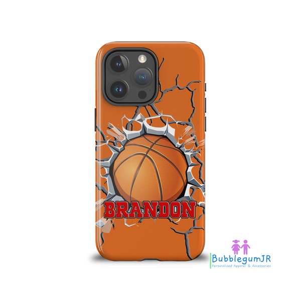 Custom Basketball Phone Case - Personalized Basketball Design For iPhone 15 14 13 Pro Max 12 Mini XR 7 8 SE 2022 Galaxy S23 Ultra Galaxy S22