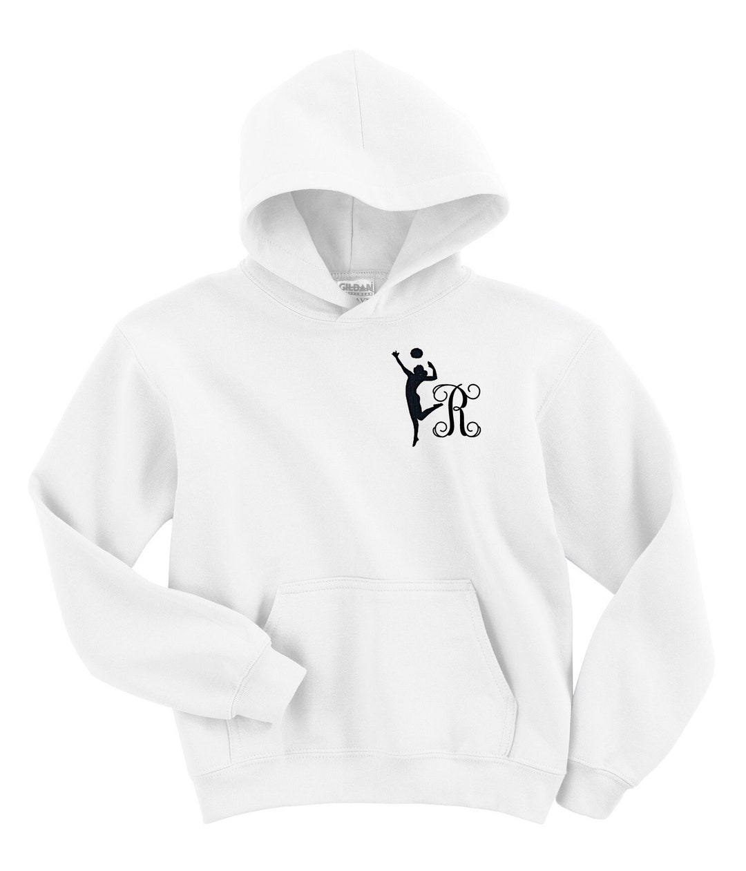 Volleyball Sweatshirt for Girls, Personalized Volleyball Hoodie, Girls