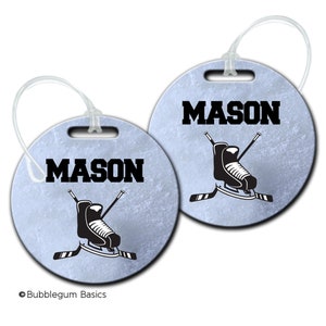 Hockey Bag Tag, Luggage Tag, Sports Bag Tag