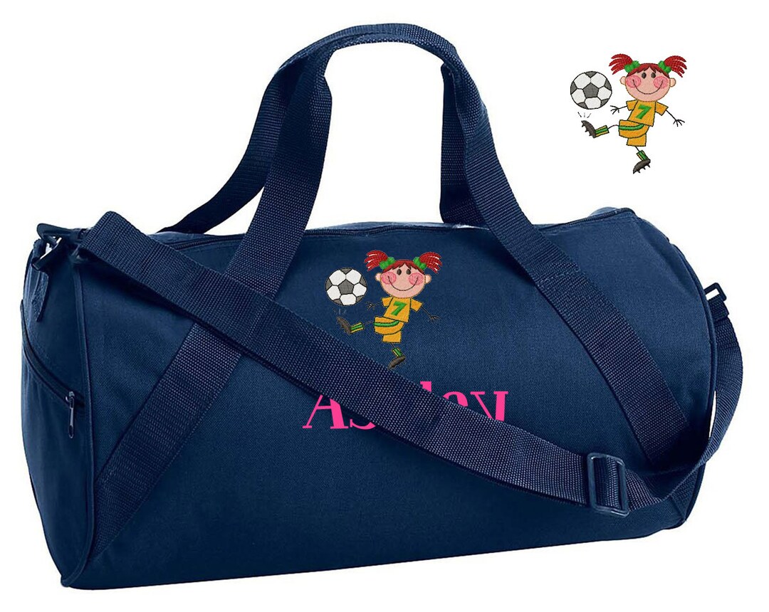 Monogrammed GIRLS SOCCER Bag Girl or Boy Design Teen Etsy