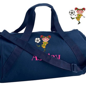 Monogrammed GIRLS SOCCER Bag, Girl or Boy Design, Teen Backpack tote School Camp Personalized, Girls Travel Bag