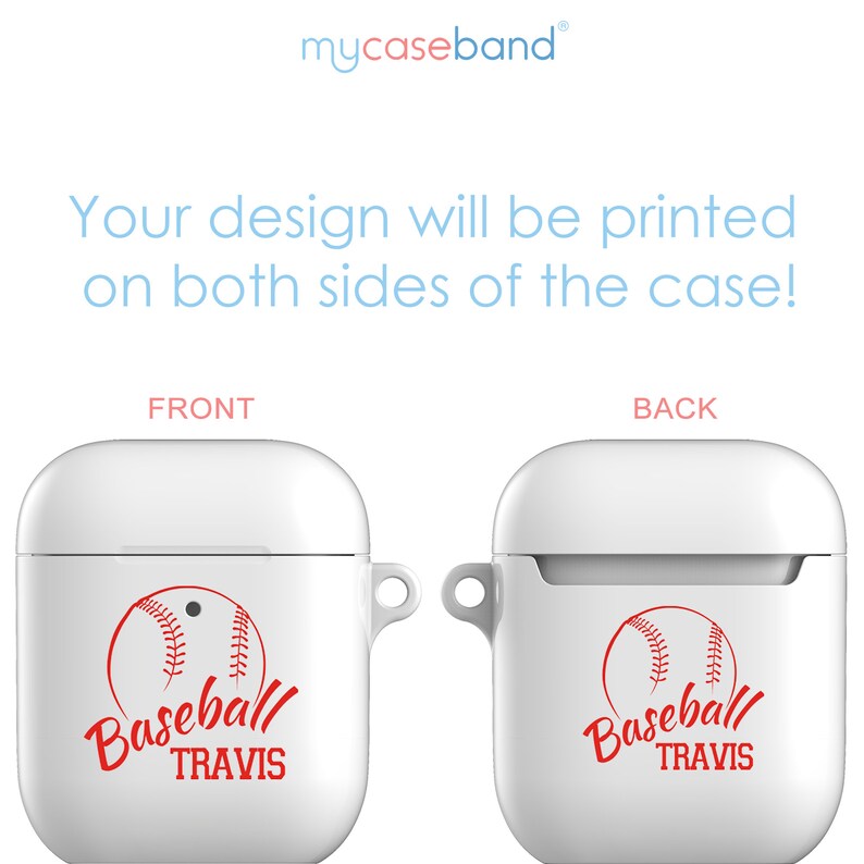 AirPod Case with Baseball Theme Custom Case for Apple Air Etsy