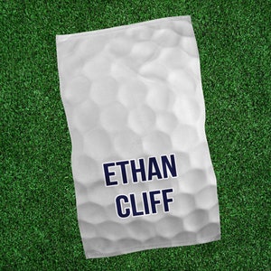 Custom Golf Sports Hand Towel, Golf Towel, Golf Bag Towel, Sports Towel, Personalized Hand Towel