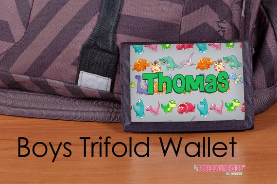 Monedero de los niños cartera personalizada de dinosaurios - Etsy México Monedero de los niños cartera personalizada de dinosaurios - Etsy México