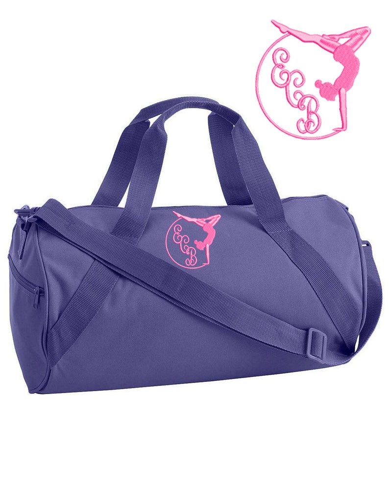 Embroidered Monogrammed GYMNASTICS Bag GYMNAST Duffel Bag Etsy