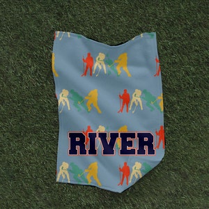 HOCKEY towel, Sports towel, Hand Towel, Kids towel, Personalized and custom Sports Sweat towel, Gym towel, Team gift, Small Towel