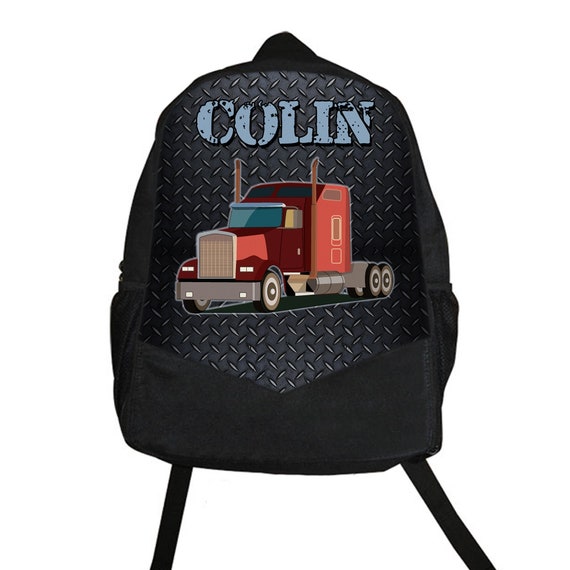 Semi truck backpack Monogram backpack Trucking backpack Etsy