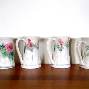 Cooper Pottery UK Floral Mug and Serving Platter Party Set - Etsy