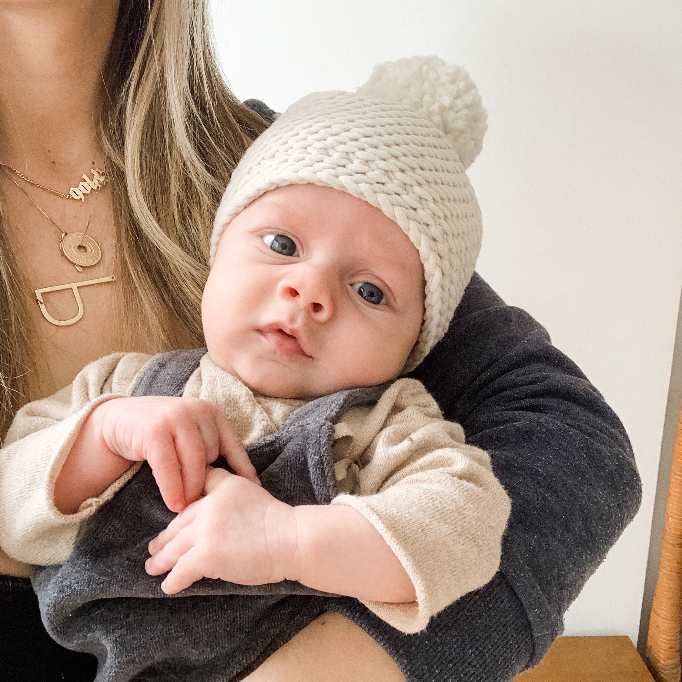 Gorro Conjuntos Punto Bebe Invierno Gorritos Bebe Recien Nacido